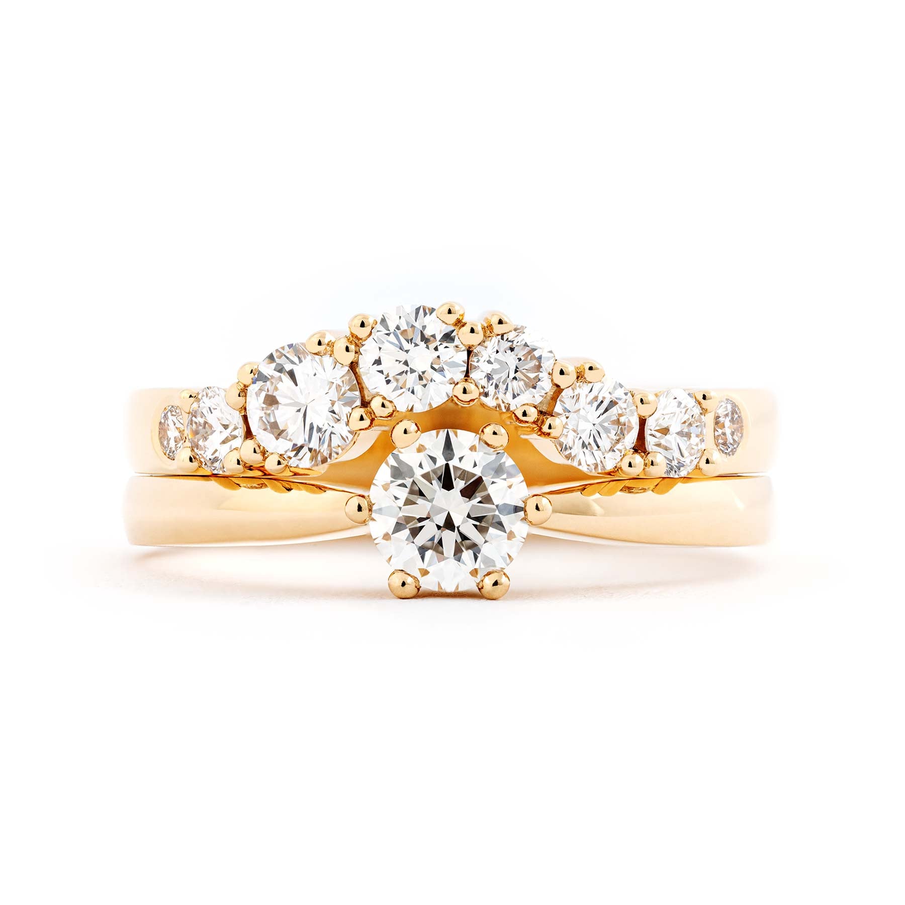 Keto Meadow One 0.35 ring - White - diamond ring – Au3 Goldsmiths