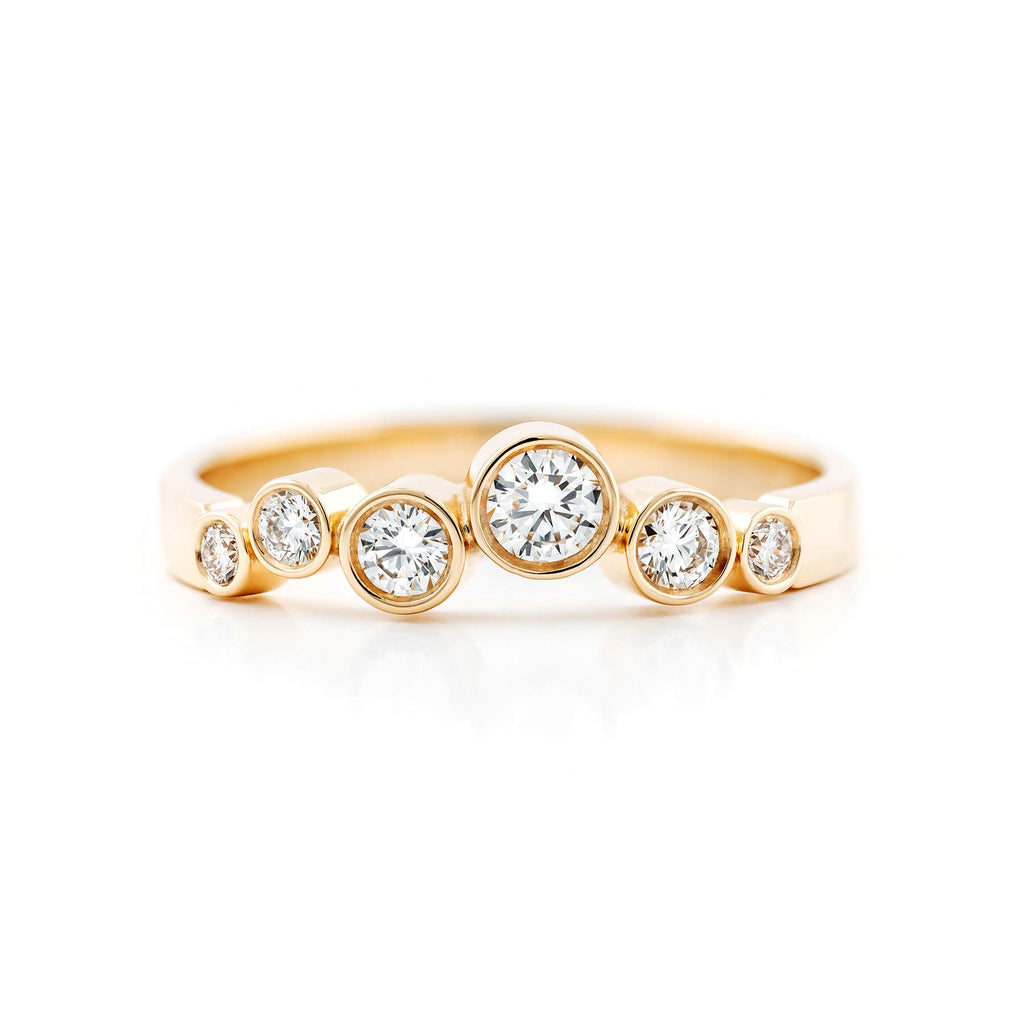 i! diamond ring, design by Jussi Louesalmi, Au3 Goldsmiths