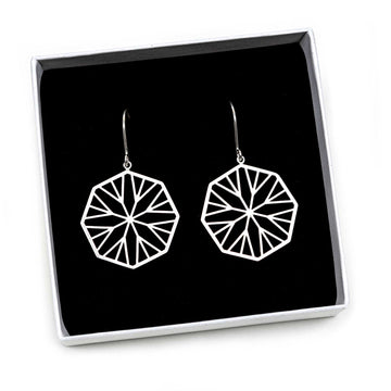 Gems 925 silver earrings, design by Jussi Louesalmi, Au3 Goldsmiths