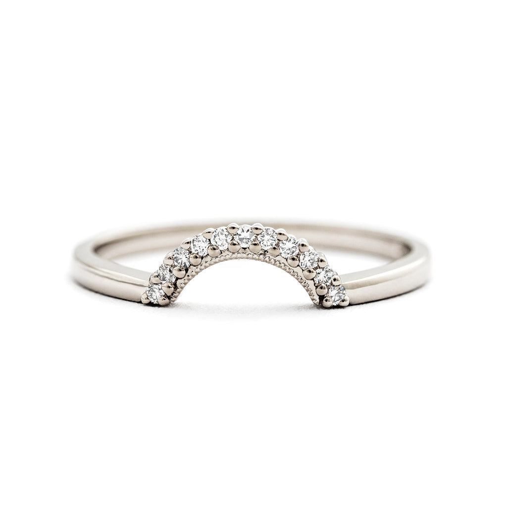 Raita Circle diamond ring, design Jussi Louesalmi, Au3 Goldsmiths